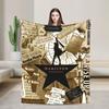 Hamiltons das Musical Decke Super Warm Bequem Plüsch Bettwäsche Überwürfe Für Heimdeko Camping Flanell Tagesdecke Bettbezug