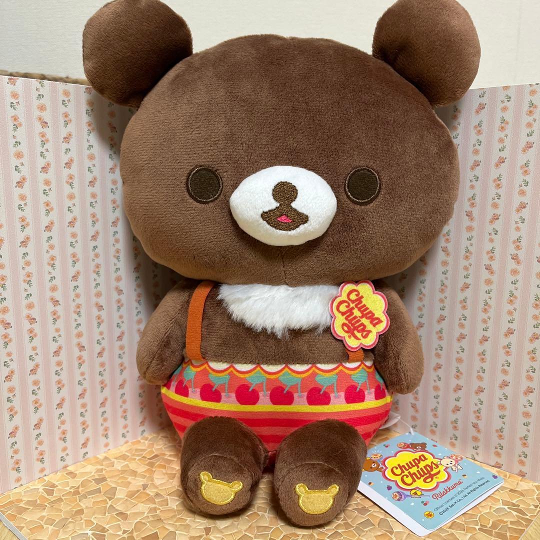 [New with tag] Rilakkuma x Chupa Chups stuffed animal BIG