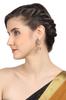 Touchstone Indian Bollywood Peacock Jewelry Earrings Antique Gold Tone for Women Enamel/Red/Green/White