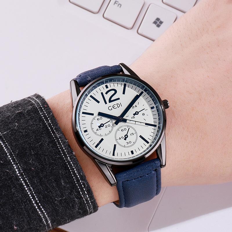 Fashion Belt Men'S Watch Simple Casual Waterproof Men'S Watch