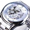 European and American Style Men's Fashionable and Casual Steel Belt Dragon Watch Hollow Waterproof Automatic Mechanical Watch