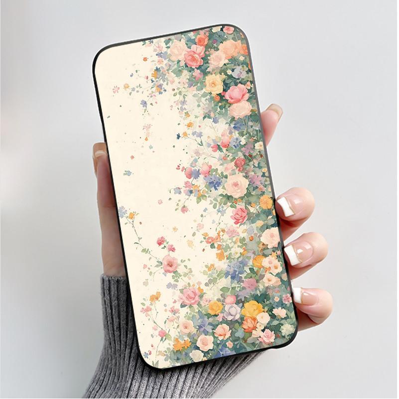 Printed Phone Case For Nokia 105 2G 2023/106 2G 2023/Nokia 106 4G 2023/105 4G 2023 Soft Silicone Shell Cover Cute Flower Casing