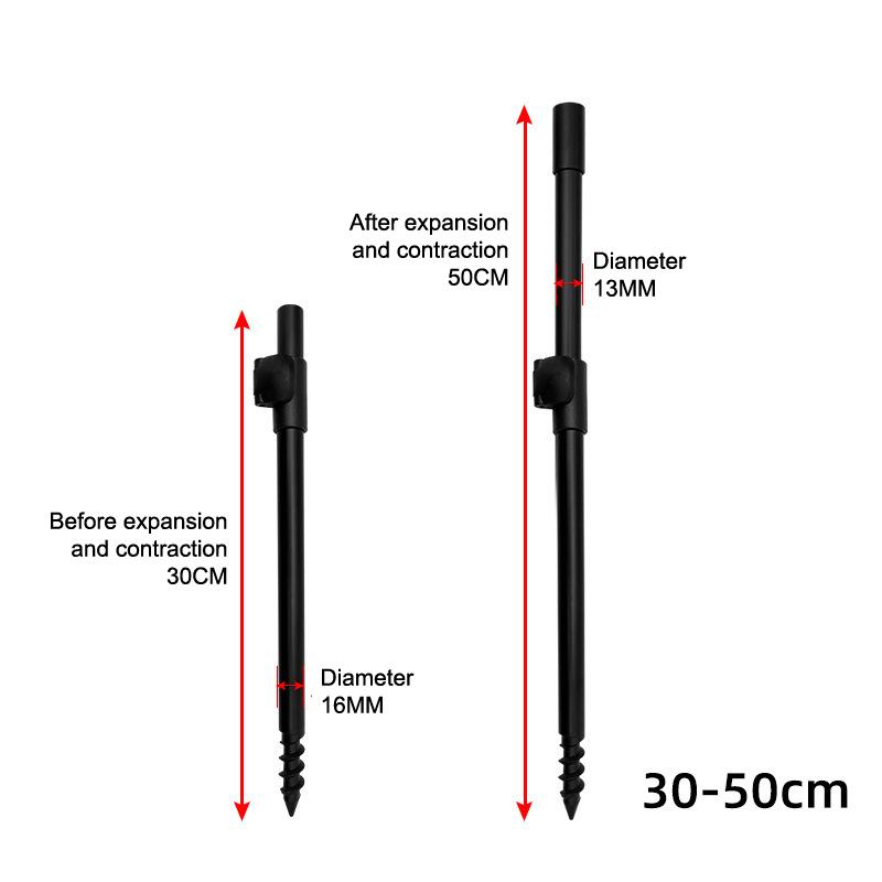 

1Pc Aluminium Carp Fishing Bank Sticks Adjustable Telescopic Banksticks Fishing Rod Pod Support Fishing Accessories