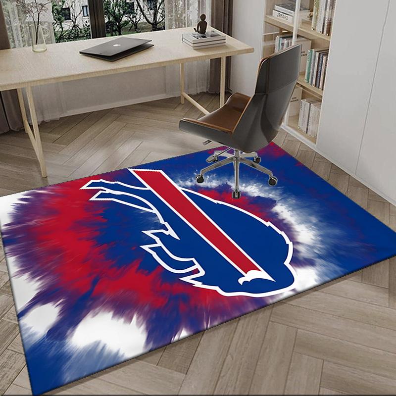 Buffalo Basketball Logo Carpet, Kitchen Rugs, Yoga Mat, Non-Slip Mats, Rug for Bathroom, Living Room Bedroom, Camping Rugs Christmas Gift