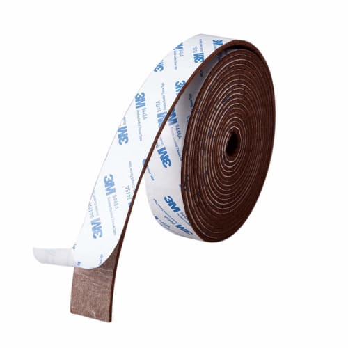 Comolife Floor Scratch Prevention Tape, 5m, Brown, Floor Scratch Prevention Tape, Protects Flooring, Chair Legs, and Tables