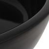 VidaXL Lavabo rond Céramique Noir 42 x 12 cm