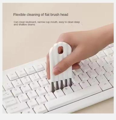 2025 Multifunktionale flexible Spaltbürste für Becherabdeckungen, Nuten, Sauger, Flaschenspaltbürste, Haushaltsreinigungsbürste mit weichen Borsten, Küchenwerkzeug