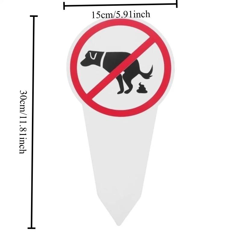

1 шт. Знак Не убирать за собакой Окрашенный Всепогодный Стоп метить Шевронная доска Предупреждение о запрете выгула на цветах и траве Дом