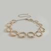 Labelable for Women's Fashionable Irregular Circles, Geometric Waist Chains, Atmospheric and Versatile Classic Waist Belt