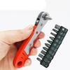 Compact 36-Tooth L-Shaped Ratchet Screwdriver for Tight Spaces