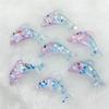 New pattern 12Pcs/lot Cute Resin Dolphin rhinestone Miniature Figurine DIY Kids Hair Bow Accessories Scrapbooking Craft