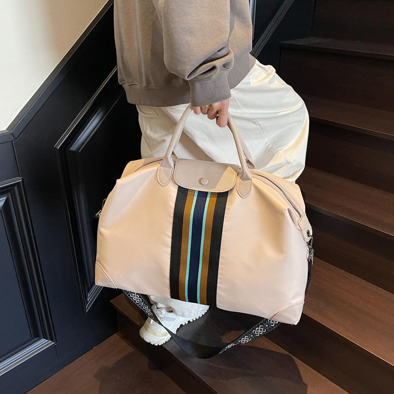 Men's and women's fitness large-capacity ethnic style hand-held travel bag dry and wet separation fashion portable commuter luggage bag