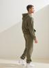MITTA Heavy Terry Logo Jogger Training Pants - Khaki