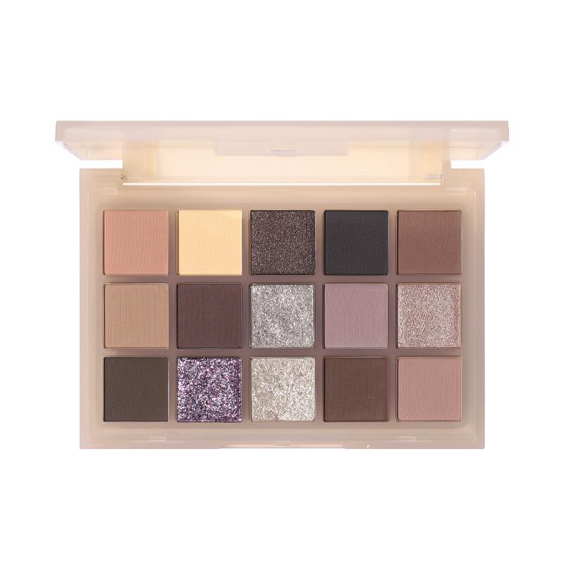 UCANBE Fallen Play: 15-Farben Metallic Lidschatten Palette - Pigmentiert, Langanhaltend, Perfekt für Smoky Eye und Anfänger