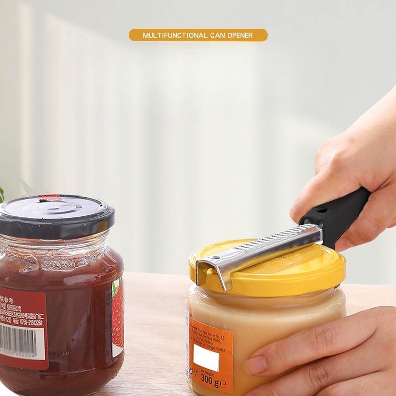 1Pc Bottle Opener Beer Screwdriver Creative Kitchen Tools Household 2-in-1 Adjustable Stainless Steel Can Opener