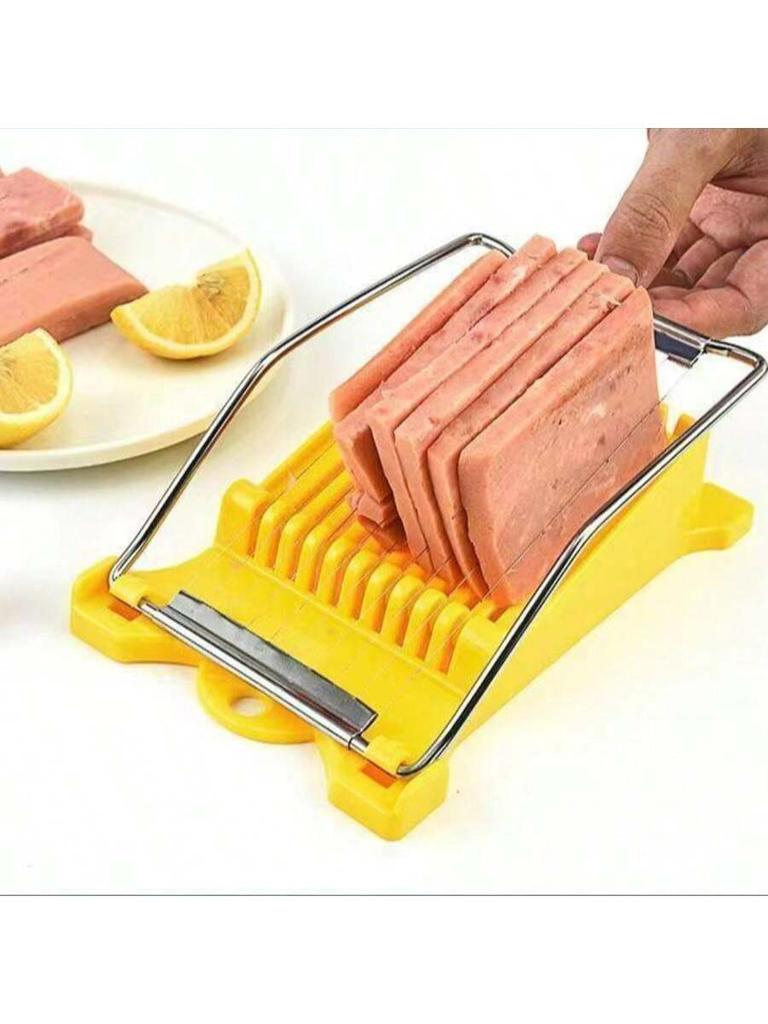 Ham Sausage Slicer, Luncheon Meat Slicer, Preserved Egg Slicer, and Fruit Divider.