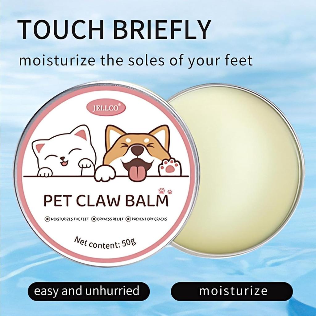 Natural Lickable Dog Paw & Nose Balm Soothes Wear and Tear On Your Pet's Paws and Nose Repairs Damage Nourishes Dryness Improves Rough