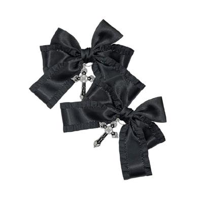 Large Bowtie Hair Clip Girl Hair Styling Barrettes Antislip Women Hair Decors