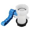 DN40 DN50 62/75mm Tank Butterfly Valve IBC Tank Container Tote Tank Butterfly Connection Valve Tap Plastic Water Drain Adapter