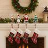 Christmas Stocking Holders for Mantel Non-Slip Heavy-Duty Metal Hooks Stable Display Stand Reindeer Santa Snowman Tree Decorations