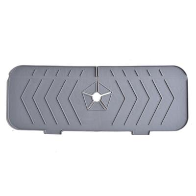 Alfombrilla absorbente para grifo de fregadero, protector contra salpicaduras Tpr, almohadilla para grifo, receptor de salpicaduras, herramientas protectoras para encimera de cocina y baño