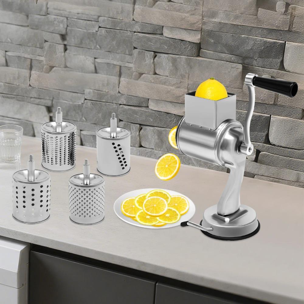 Rostfritt stål Roterande Handvev Nötkvarn Manuell Ostrivare Osthyvel Nötter