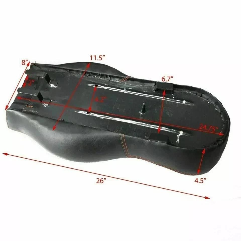 Fits For Royal Enfield Interceptor 650cc Custom Made Cushioned Dual Seat Black