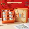 Wutuo Ceramic Dinnerware Set - Instant Prosperity Theme
