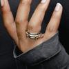 High Grade Stainless Steel Stackable Plain Band Rings, Simple Linked Finger Rings, Fashion Daily Gift for Women