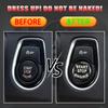 TOMALL Car Engine Start Button Cover Carbon Fiber Compatible For BMW X3 F30 F10