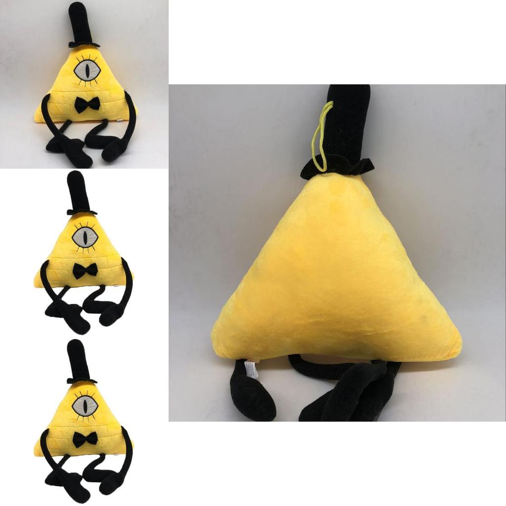 Collectible Bill Cipher Cartoon Plush Toy Doll 28cm Soft And Stuffed