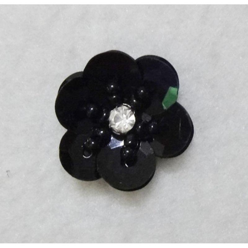 Hand-Sewn Sequin Flower Patches for Clothing, Hats, Bags, and Hair Accessories