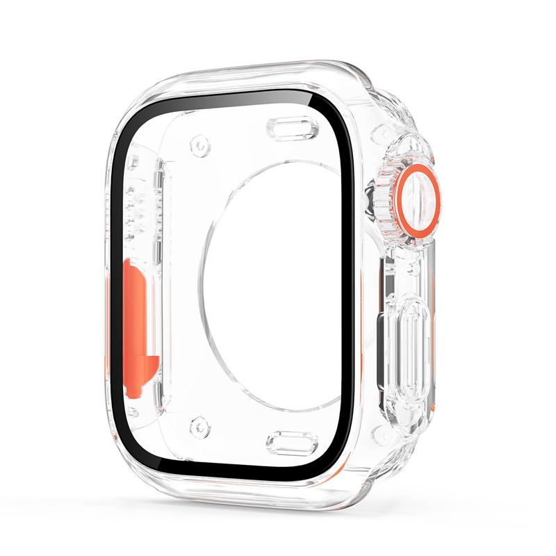 Tempered Glass Cover for Apple Watch Case 45mm 41mm 44mm 42mm Scratch Resistant Protective Cover iWatch Series 8 7 SE 9 6 5 4 3