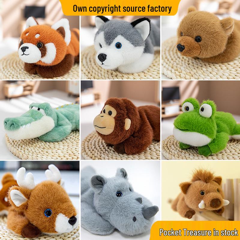 Golden Monkey, Wild Boar, and Husky Plush Toy Series - Birthday or Office Gift