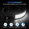 Lampada frontale a LED COB, lampada frontale a induzione, batteria integrata, ricaricabile tramite USB, torcia frontale per campeggio all'aperto, pesca con sensore