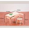 1:12 Doll House Mini Furniture Mini Props Simulation Book Desk Model Table Decoration
