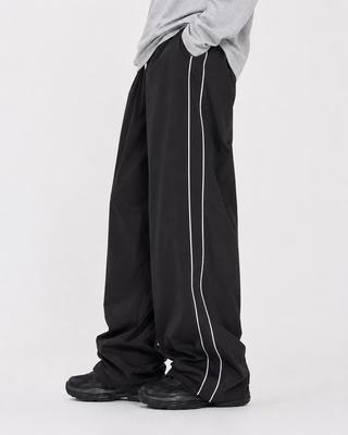 Pantalon de survêtement à rayures TOFFEE (Noir)