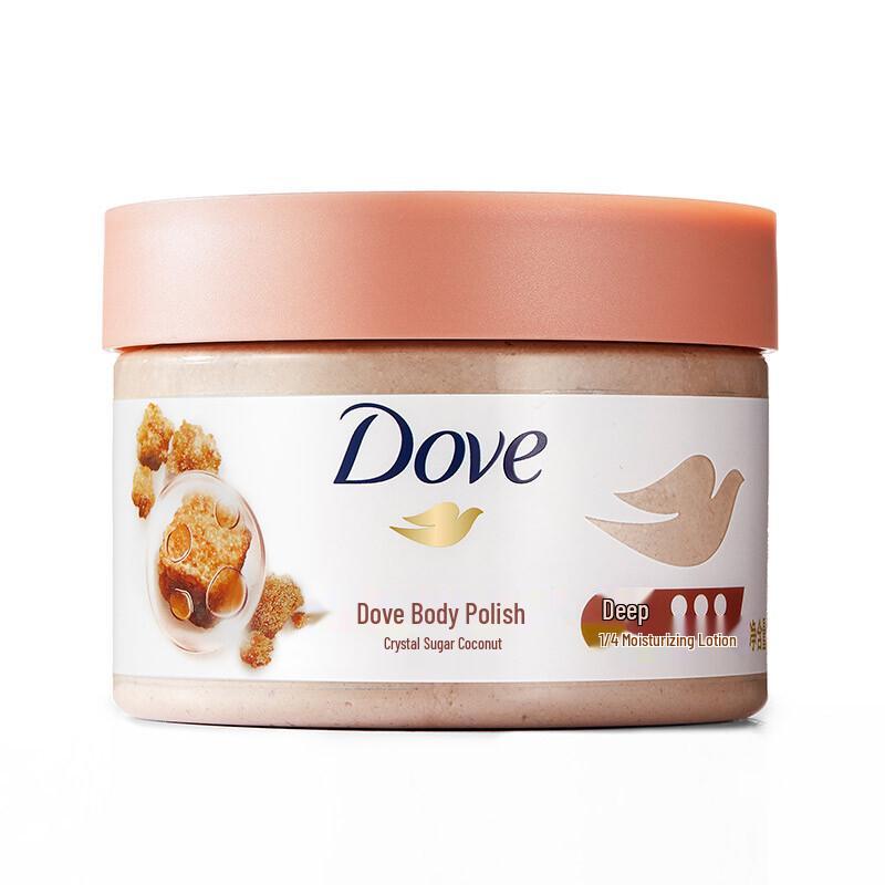 DOVE Gentle Body Exfoliating Scrub Cream with Brown Sugar & Coconut