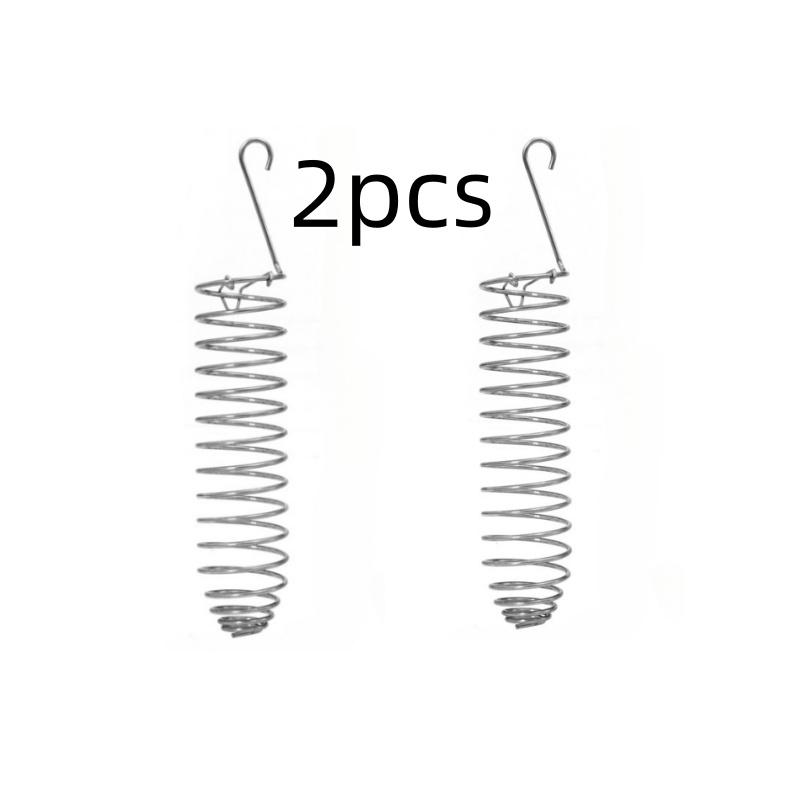 1/2Pcs Multi-Purpose Bird Feeder Stainless Steel Cage Hanging Basket Parrot Feeder Pet Feeding Rack Supplies for Bird Parrots