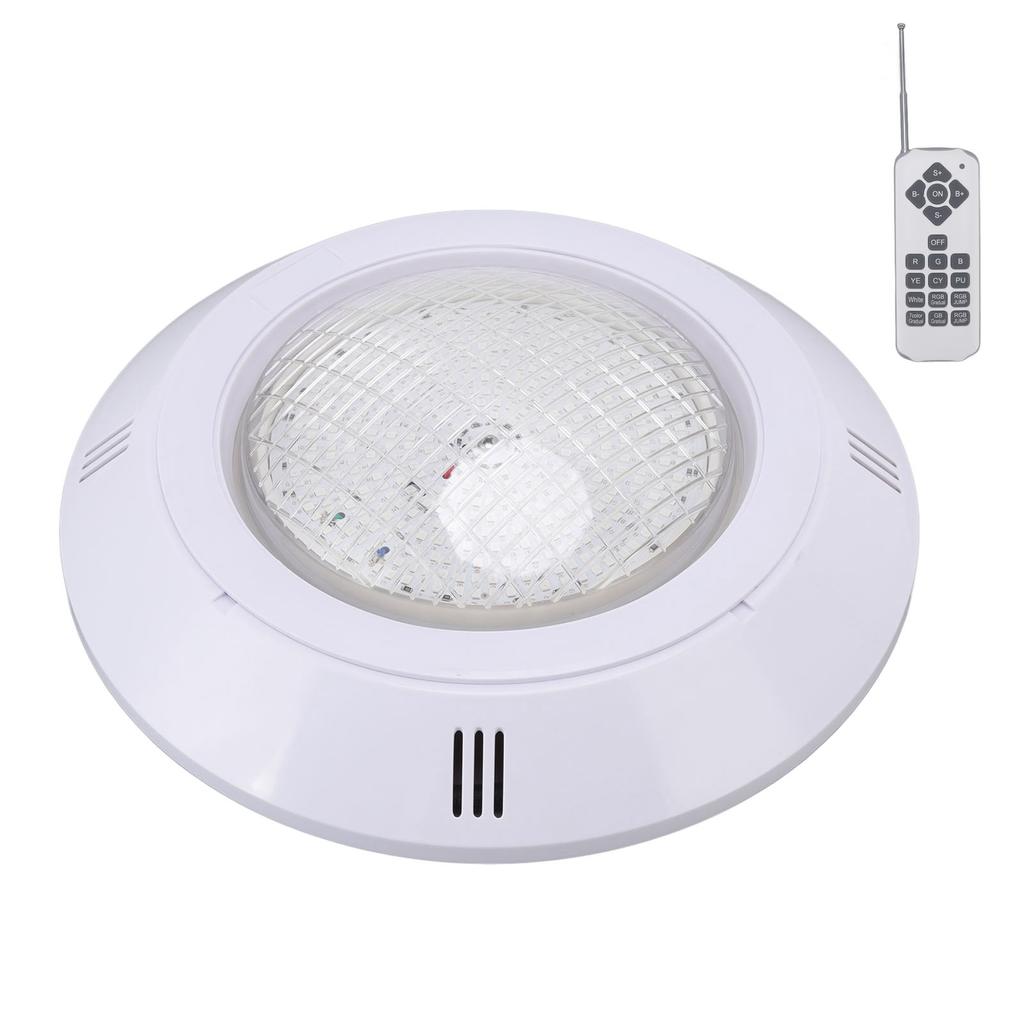 Pool LED Lights AC12V RGB Colorful IP68 Waterproof Remote Control High Transmittance Durable ABS
