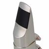 Yibuy Mouthpiece for B Flat Soprano Saxophone #7, 75mm Length, Nickel Plated, Delicate Design, Resistant To Deformation, Silver