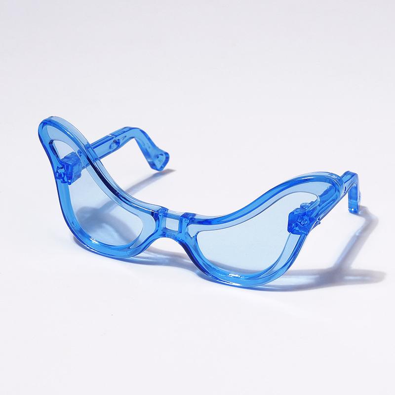 Puppenbrillen, 5 Farben Kunststoff Anziehbrillen für Spielzeugbrillen Kostümzubehör DIY Spielzeug Puppenbrillen Zubehör