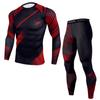 Men's Sportwear Sport Suits 3D Skull Compression Men's Full Suit Tracksuit Fitness Clothes Size S-4XL