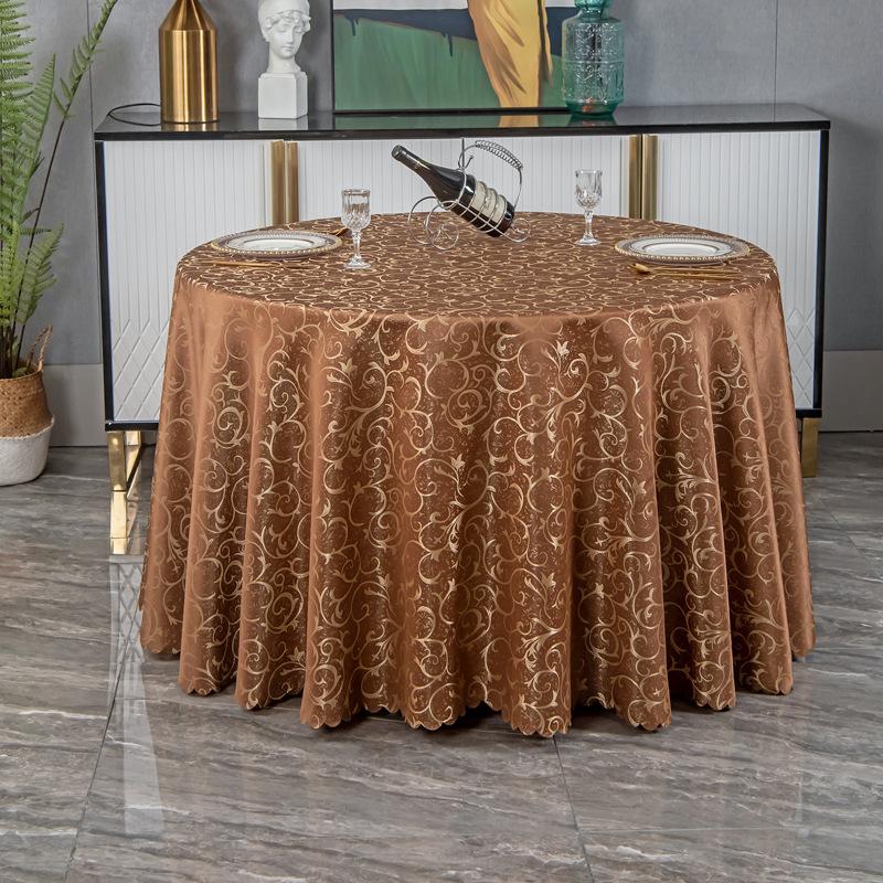 Round Table Tablecloth European Restaurant Hotel Table Tablecloth Tablecloth Decorative Table Mat Table Mat Cloth