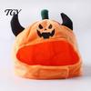 Funny Ghost Face Costume for Small Pets Pet Halloween Pumpkin Hat, Devil Horn Cat Plush Cozy Cosplay Apparel Photo Shoots Hat Cats Dogs, Party
