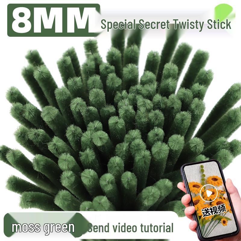Pipe Cleaner Bouquet Kit: DIY Children's Weaving Material for Handmade Chenille Christmas Tree