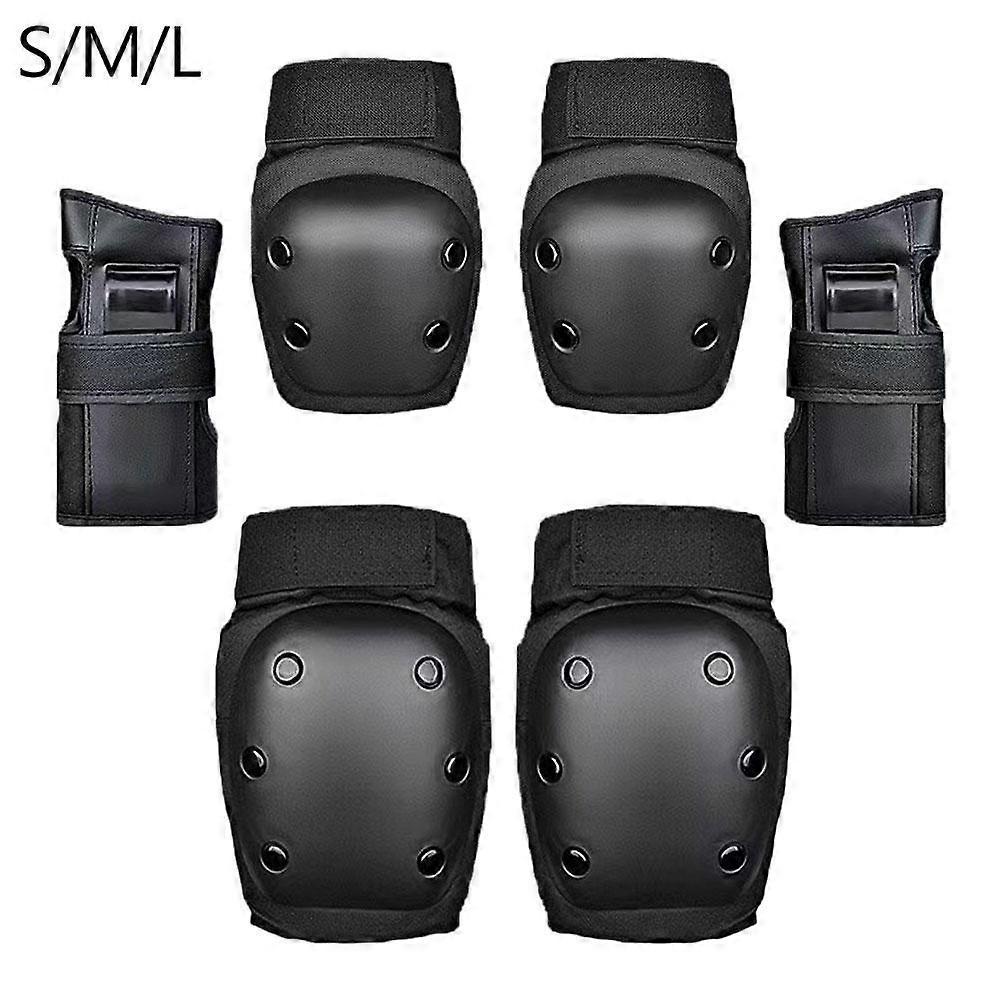 Kids/Adults Knee Elbow Pads Wrist Guards, Protective Gear Set