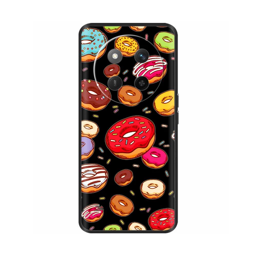 For Honor X60 5G Case Black Silicone Soft Luxury Phone Back Cover for Huawei Honor X60 Pro Painted Shockproof Shell Cases Para