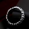 Titanium Steel Skull Head Ring Punk Style Fashion Jewelry