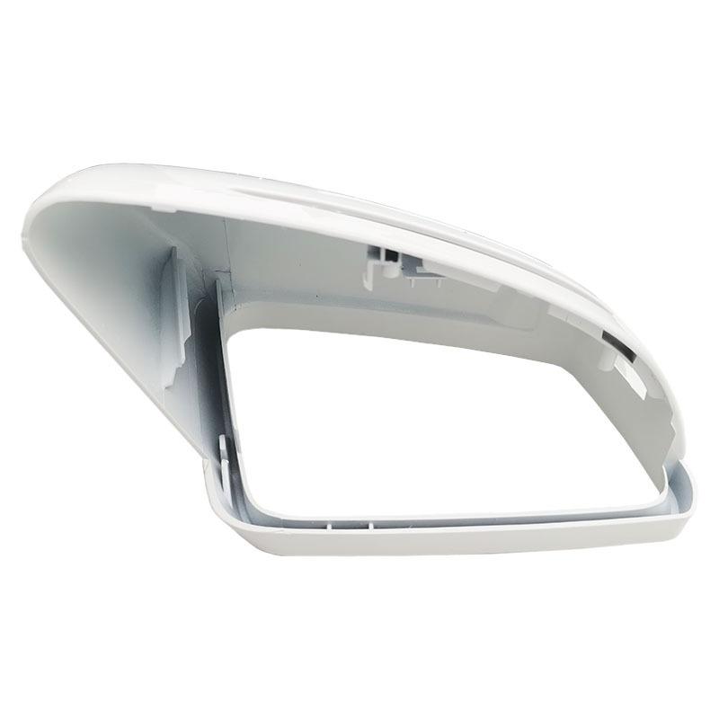 White Side Mirror Cap Covers For Mercedes Benz W212 W204 C E S Class W176 W246 C117 X156 X204 W221 C218 A B CLA GLA GLK Replace